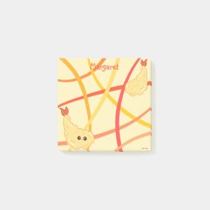 Notas Post-it® Kawaii Shrimp Tempura En Zancas Japonesas