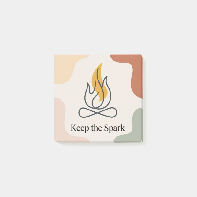 Notas Post-it® Keep The Spark (Anverso)
