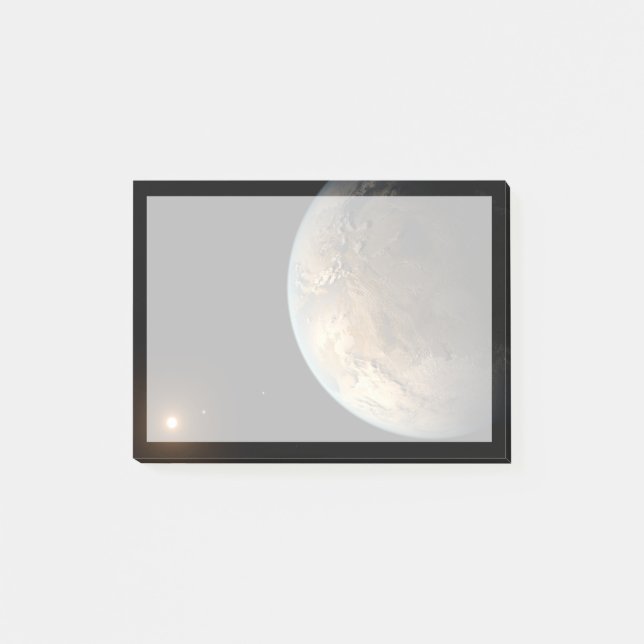 Notas Post-it® Kepler-186f Orbitando Una Estrella Distante. (Anverso)