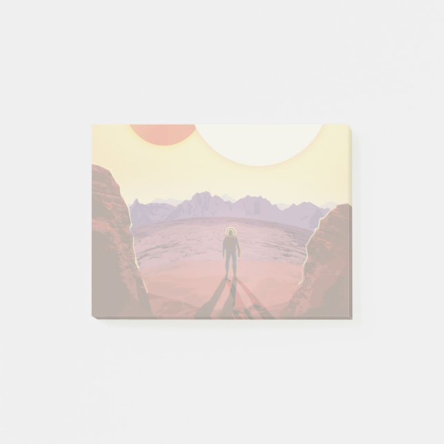 Notas Post-it® Kepler Space Travel Destination Planet Adventure (Anverso)