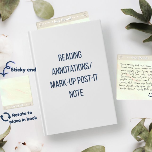 Notas Post-it® Key Detail Acrylic Reading Annotation (Subido por el creador)
