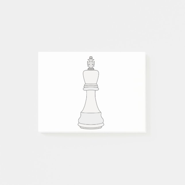 Notas Post-it® King Chess (Anverso)
