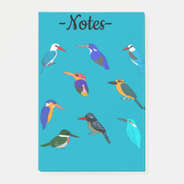 Notas Post-it® Kingfishers