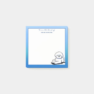 Notas Post-it® KiniArt Bichon Frise Post-it Notes