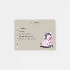 Notas Post-it® KiniArt Little Piggies Note Pad