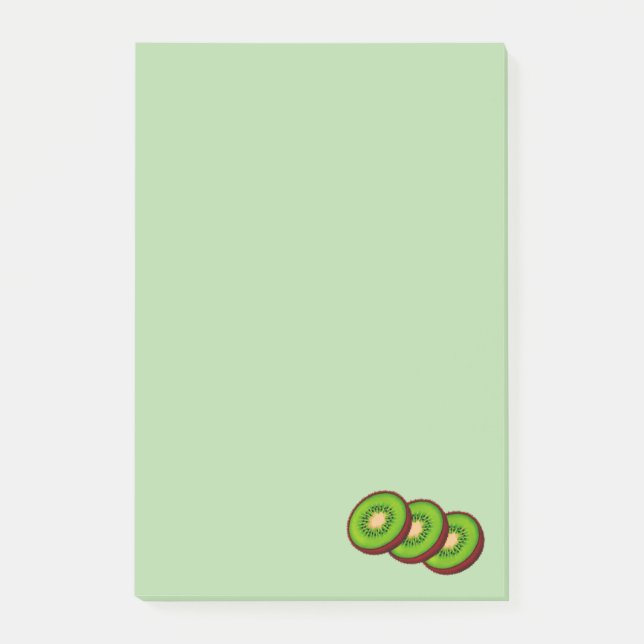 Notas Post-it® Kiwi - Colección de Frutas - (Anverso)