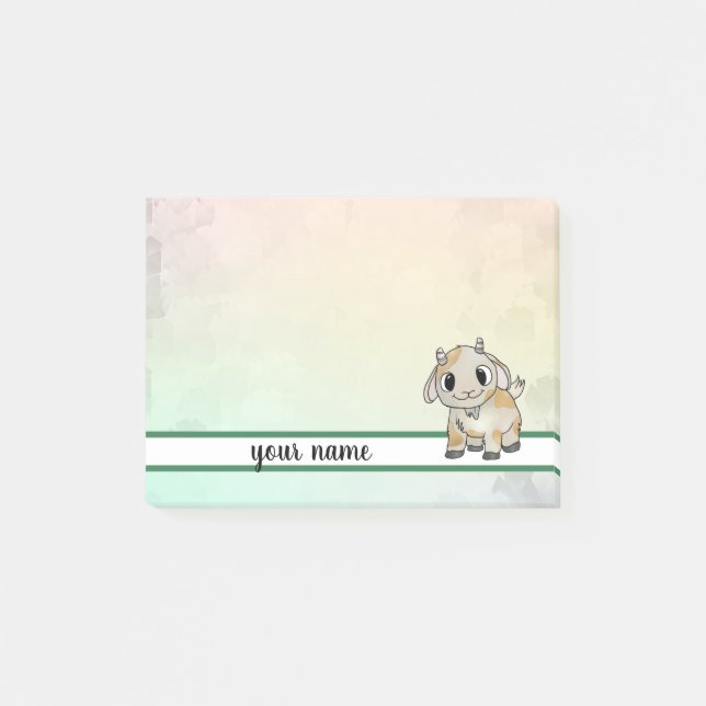 Notas Post-it® kleine Ziege Klebezettel (Anverso)