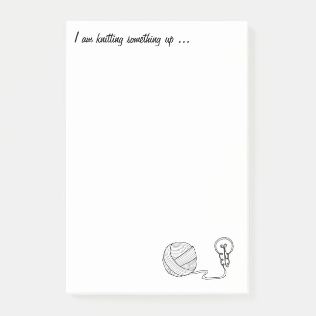 Notas Post-it® Knit Inspirations Post-it Notes (Anverso)