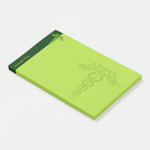 Notas Post-it® Knot Caduceus celta verde