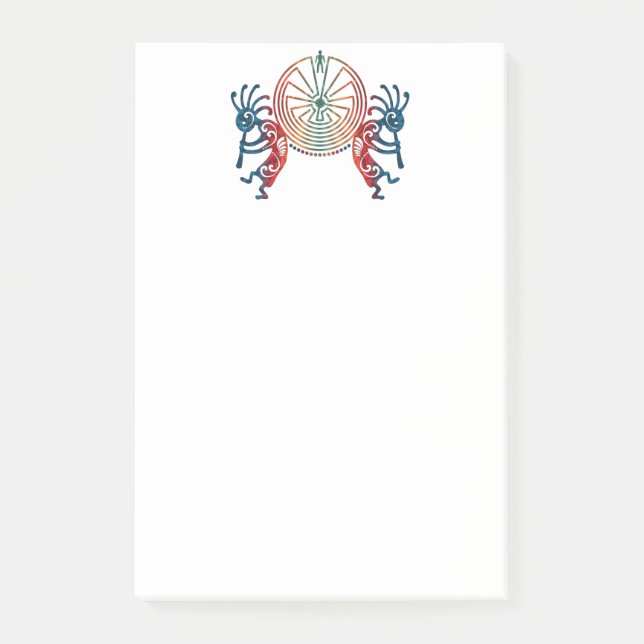 Notas Post-it® KOKOPELLI / MAN IN THE MAZE + tus ideas (Anverso)