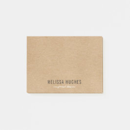 Notas Post-it® Kraft Boho ruso moderno simple