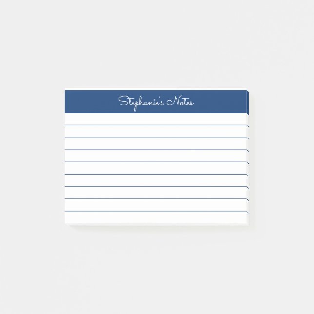 Notas Post-it® La armada minimalista personalizada (Anverso)