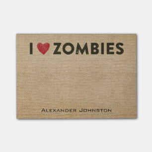 Notas Post-it® La arpillera de los zombis del corazón I