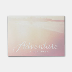 Notas Post-it® La aventura está hacia fuera allí