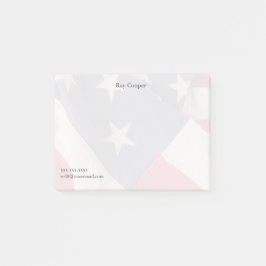 Notas Post-it® La bandera americana se descolora