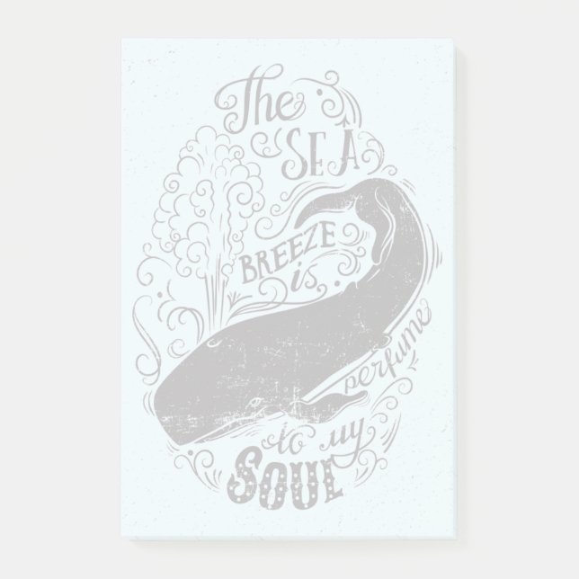 Notas Post-it® La brisa de mar es perfume (Anverso)