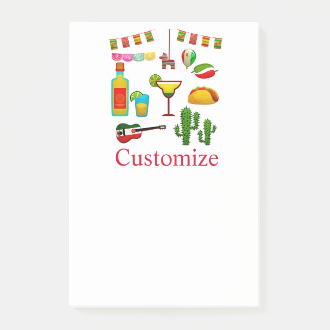 Notas Post-it® La celebración de Cinco de Mayo Thunder_Cove  (Anverso)