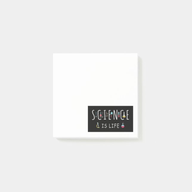 Notas Post-it® La ciencia es la vida (Anverso)