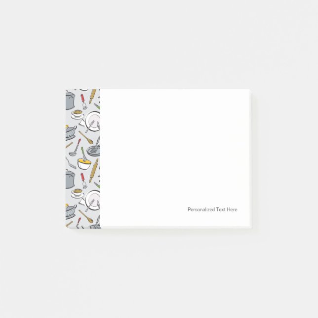 Notas Post-it® La cocina equipa el modelo (Anverso)