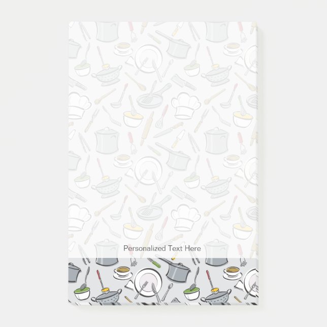 Notas Post-it® La cocina equipa el modelo (Anverso)