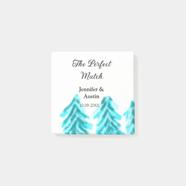 Notas Post-it® La combinación perfecta entre el boda de los pinos (Anverso)