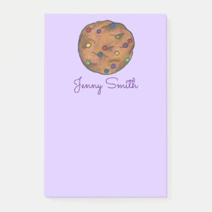 Notas Post-it® La cookie de arcoiris morado personalizada publica