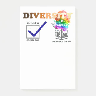 Notas Post-it® La diversidad está fuera de la perspectiva