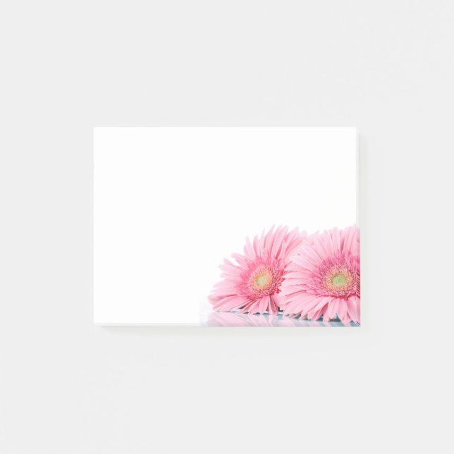Notas Post-it® La elegante fotografía de Gerbera Rosa Daisies (Anverso)