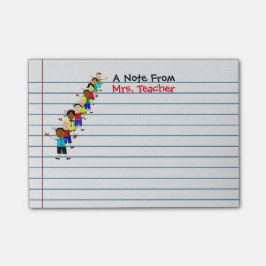 Notas Post-it® La escuela linda embroma post-it personalizados