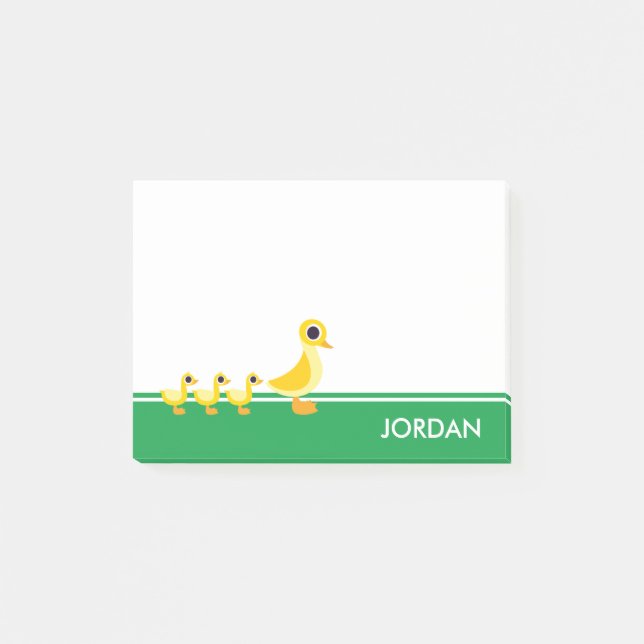 Notas Post-it® La familia del pato (Anverso)