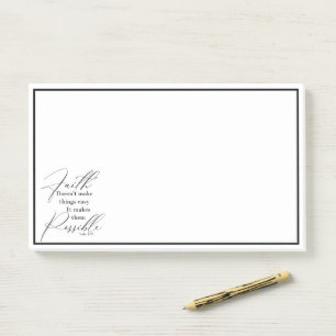 Notas Post-it® La fe hace posible las cosas