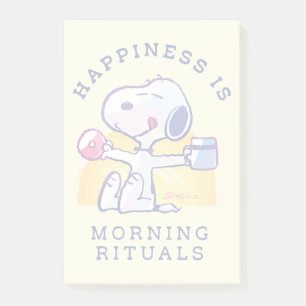 Notas Post-it® La felicidad es rituales matutinos