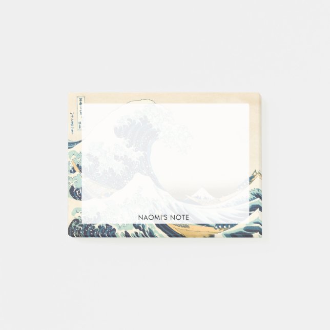 Notas Post-it® La gran ola de Kanagawa (Anverso)