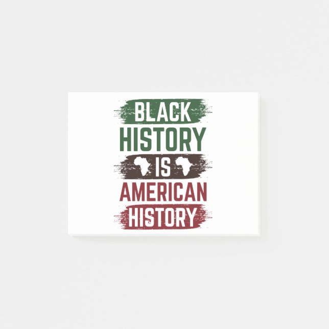 Notas Post-it® La historia negra es historia estadounidense (Anverso)