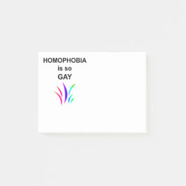 Notas Post-it® La homofobia es tan gay