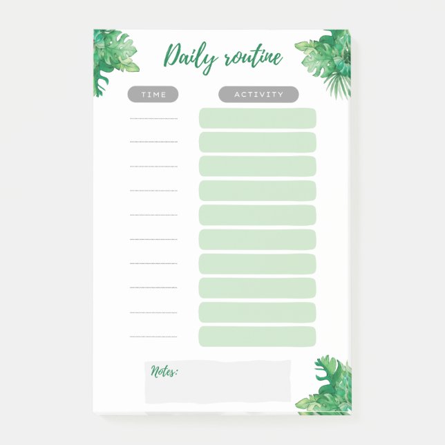Notas Post-it® La jungla post-it de Baby Daily (Anverso)