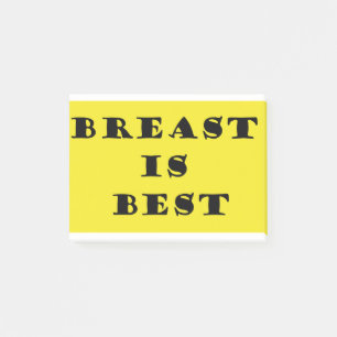 Notas Post-it® La lactancia materna es lo mejor