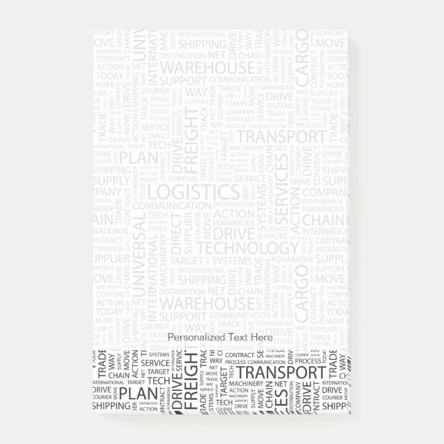 Notas Post-it® La LOGÍSTICA modela con palabras (Anverso)