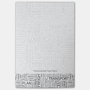 Notas Post-it® La LOGÍSTICA modela con palabras