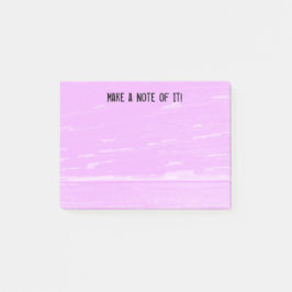 Notas Post-it® La madera rosada observa la plantilla