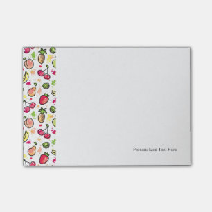 Notas Post-it® la mano dibujada da fruto modelo