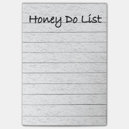 Notas Post-it® La miel enumera