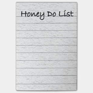 Notas Post-it® La miel enumera