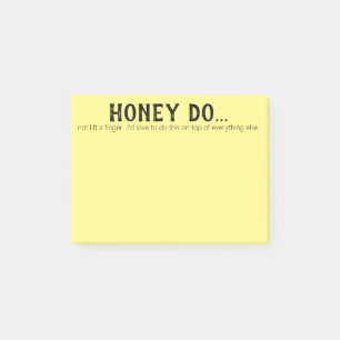 Notas Post-it® La miel es pasiva y agresiva
