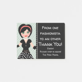 Notas Post-it® La moda/las costuras/elegantes le agradecen