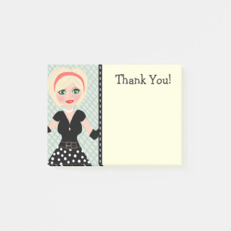 Notas Post-it® La moda/las costuras/elegantes (rubio) le