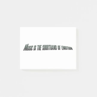 Notas Post-it® La música es el acorde de la emoción