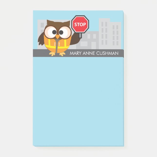 Notas Post-it® La patrulla de la seguridad de la escuela del (Anverso)