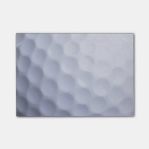 Notas Post-it® La pelota de golf blanca se divierte la plantilla