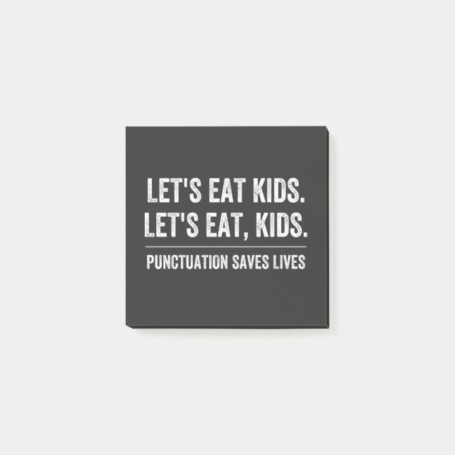 Notas Post-it® La puntuación salva vidas (Anverso)